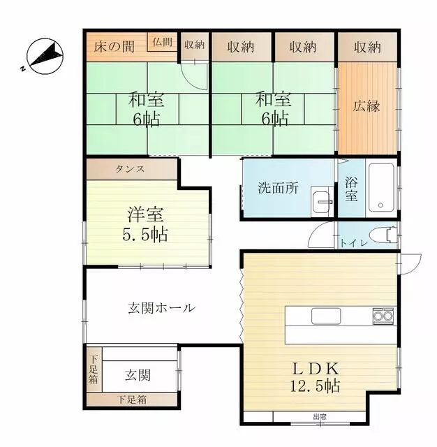 Kitakyushu City, Moji Ward, Kamifujimatsu 2-chome, single-story building, 3LDK