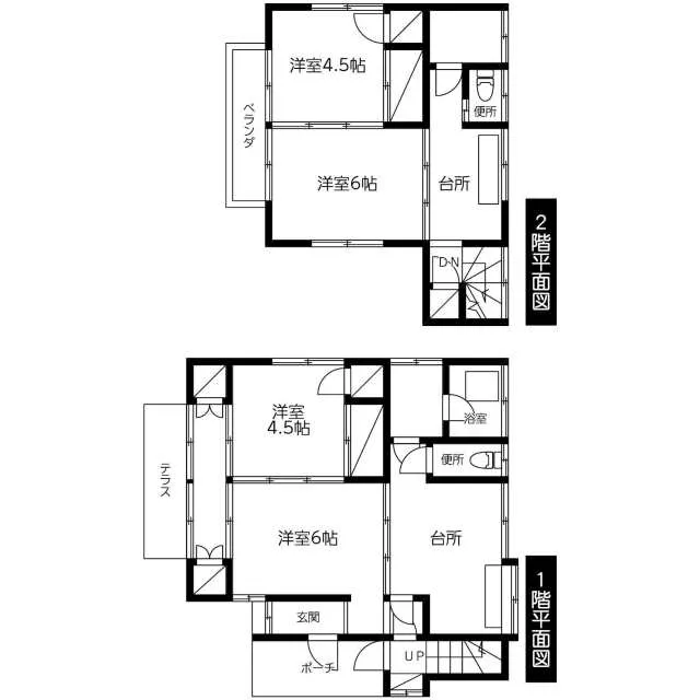 Kasukabe City, Honda Town 1-chome (Ichinokawari Station), two-story building, 4K