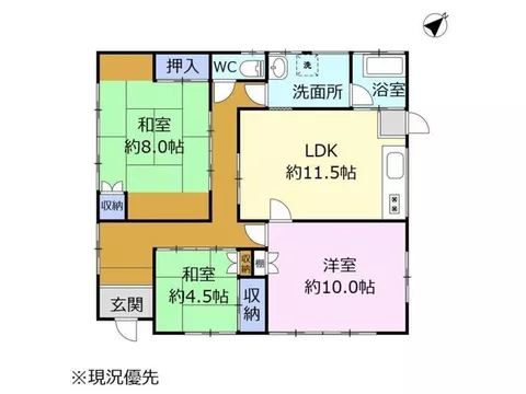 Single-story house with a south-facing garden, parking for 3 cars (depending on vehicle type) - Image 2