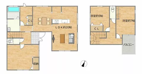 Hioki City, Ijuincho, Makiudeta (Ijuin Station), two-story building, 3LDK - Image 2