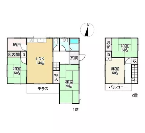 Kōnan City, Iwane (Mikumo Station) 2-story 4SLDK