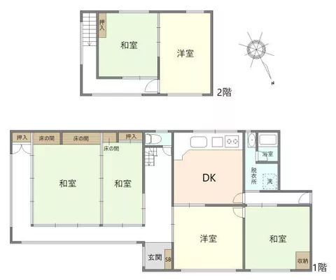Kushiro City, Kotobuki 1-chome (Kushiro Station) 2-story 4LDK