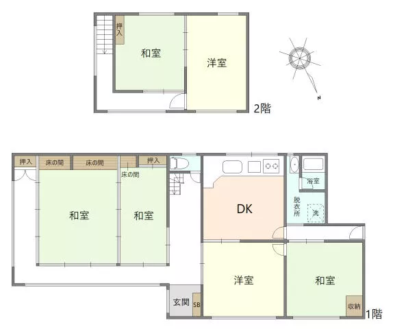 Kushiro City, Kotobuki 1-chome (Kushiro Station) 2-story 4LDK