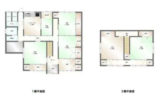 Tosa City, Ietoshi (Erinono Station) 2-story building 6DK