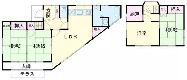 Nagasaki City, Mihara 2-chome, 2-story, 4LDK