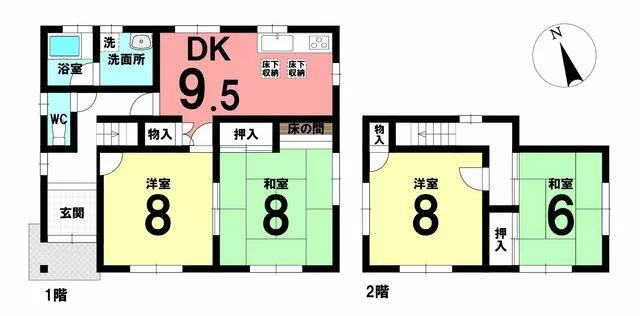 Nishio City Kira Town Yoshida Miyamae (Kira Yoshida Station) 2-story 4DK