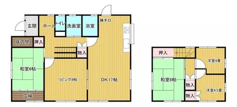 Sakurai City, Asakuradai Nishi 7-chome (Daiwa Asakura Station) 2-story 4LDK