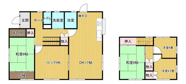 Sakurai City, Asakuradai Nishi 7-chome (Daiwa Asakura Station) 2-story 4LDK