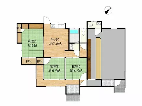 Ibusuki City, Yamakawa Ogawa (Ooyama Station) 1-story 3DK - Image 2