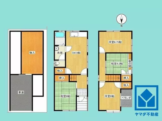 Kyoto City, Fushimi Ward, Mukōjima Kōshin-cho (Kangetsubashi Station) 2-story building 4DK