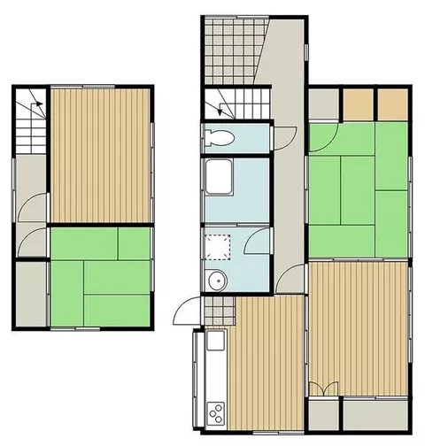Kobayashi City, Magata (Kobayashi Station) Two-story building 4DK