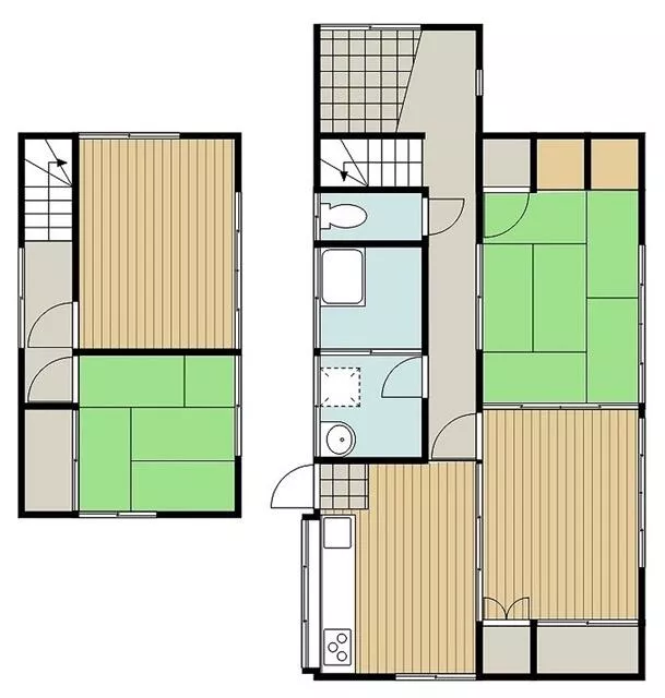 Kobayashi City, Magata (Kobayashi Station) Two-story building 4DK