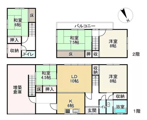 Higashiomi City Myohoji-cho (Yokaichi Station) 2-story 5LDK