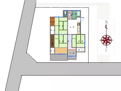 Fujishi Harada (Gakunan Harada Station) single-story building 3DK
