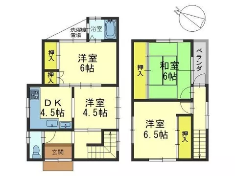 Otsu City, Tanabe-cho (Ishiyamadera Station) 2-story building 4DK