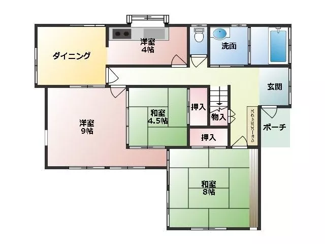This property has a separate washroom.