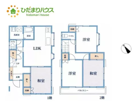 12 minutes on foot to Okegawa Station! Being close to the station makes commuting and going to school smooth. - Image 2