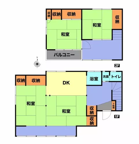 Yoshimi Town, Hiki District, Oaza Minamiyoshimi (Higashimatsuyama Station) 2-story building 4DK