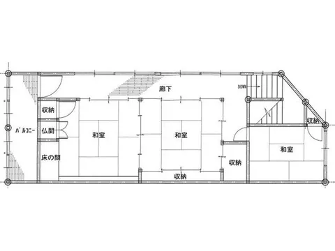 ~4DK used house in Hinode 2-chome, Fukui City~ Convenient location for daily living.
