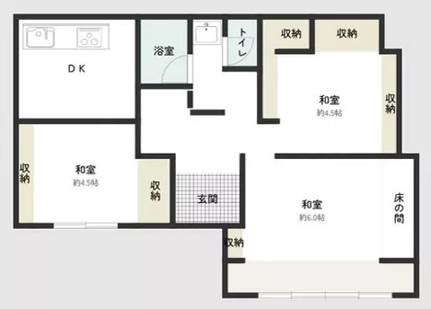 Kitakyushu City, Tobata Ward, Nishi-Otani 1-chome (Tobata Station) Single-story building 3DK