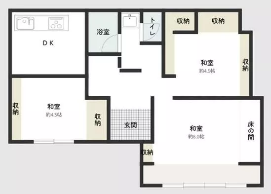 Kitakyushu City, Tobata Ward, Nishi-Otani 1-chome (Tobata Station) Single-story building 3DK