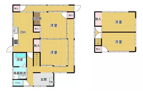 Chosei County, Chonan Town, Myogazawa (Mobara Station), 2-story, one room