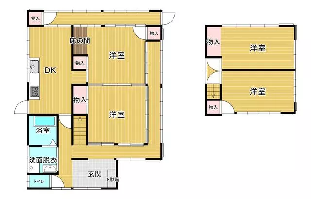 Chosei County, Chonan Town, Myogazawa (Mobara Station), 2-story, one room