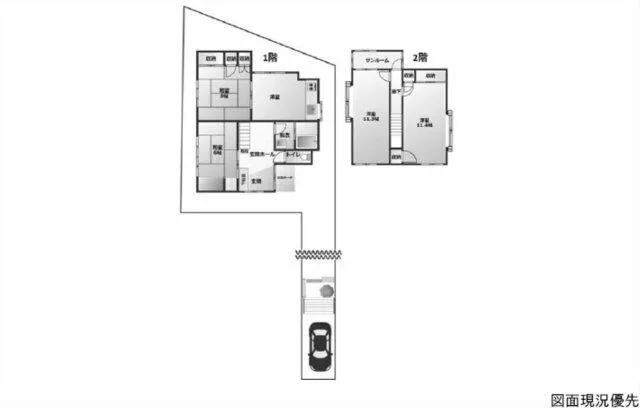 Kure City, Yakiyama Nishi 1-chome, 2-story, 4DK