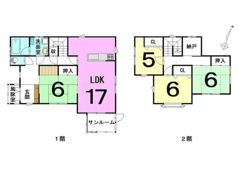 400m to Kanazawa Elementary School, 440m to Koda Junior High School! Convenient for commuting to school, 4LDK with tatami room