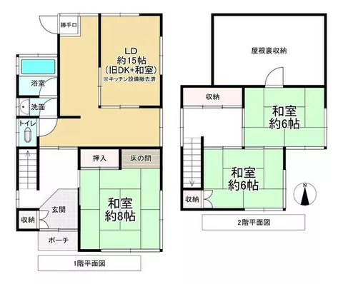 Nara City, Nima 2-chome (Tomiou Station), 2-story, 3LDK
