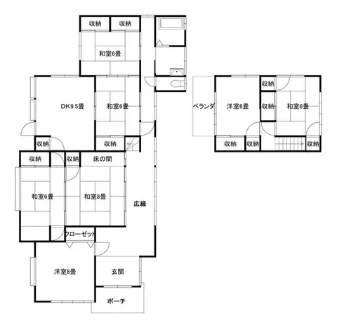 Miyawaka City, Ryutoku (Katsuno Station) 2-story 6LDK