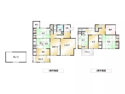 Convenient location just 5 minutes on foot from Seven-Eleven Kofu Asagi 1-chome. Good ventilation and sunlight. - Image 2