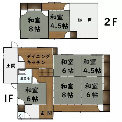 Bungotakada-shi, Bungotakada 2F 7DK

2,000,000 yen