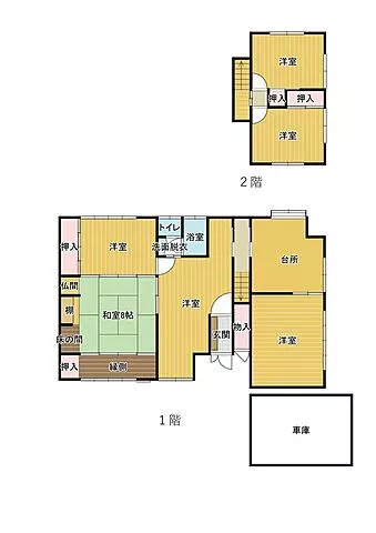 Used single-family home in Mizuho City, Ushib牧