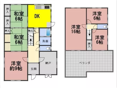 Moriguchi Town 6, 9 million yen