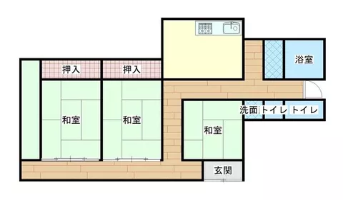 Kajiya, Toyoei-cho, Higashihiroshima-city, Hiroshima, flat roof, 3DK

990,000 yen