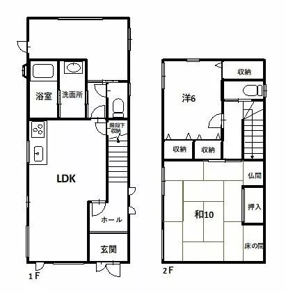 2-story building, 2SLDK in Nozaki, Wakayama City (Higashi Matsue Station)