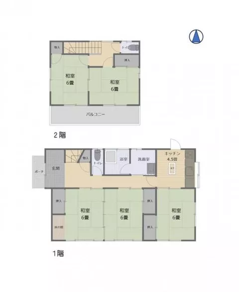 Ogawa Town, Hiki District, Oaza Shimoyokota (Ogawa Town Station) 2-story 5K