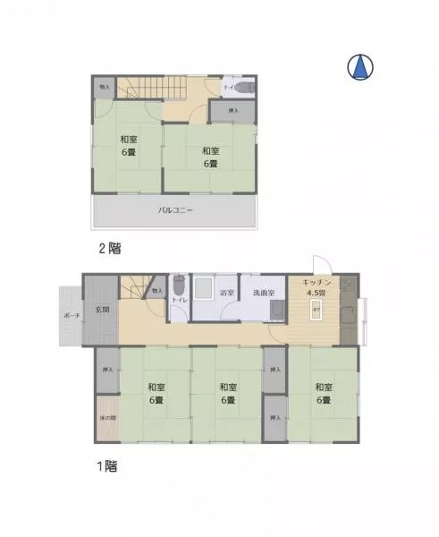 Ogawa Town, Hiki District, Oaza Shimoyokota (Ogawa Town Station) 2-story 5K