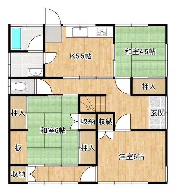 Nankoku City, Kureta, 2-story, 5K