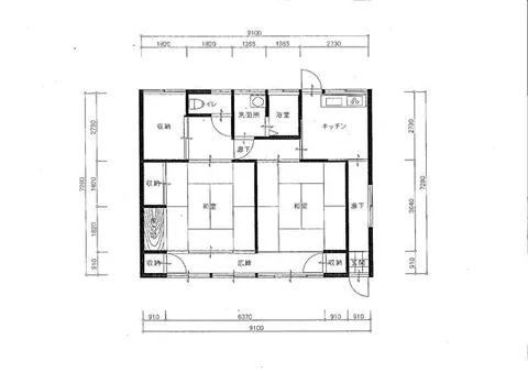 Mizunami City, Tōmachi Okawa, single-story 2DK - Image 2
