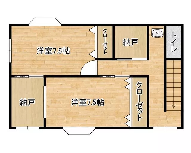 Nagai City, Hirayama (Nagai Station), 2-story building, 6DK