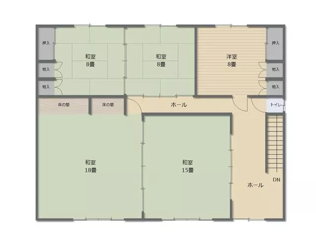 Hachimantai City, Akasakata (Akasakata Station) 2-story building 7DK