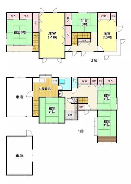 Aomori-shi, Namioka Ooaza Sugisawa Aza Yamamoto (Namioka Station) 2F 7K

5.5 million yen