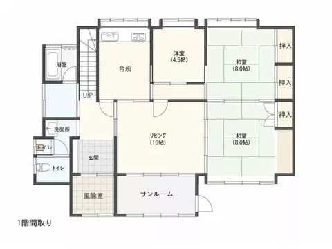 Parking for 2 cars available, land over 50 tsubo, road width over 6 meters, two-story building, southwest facing - Image 3