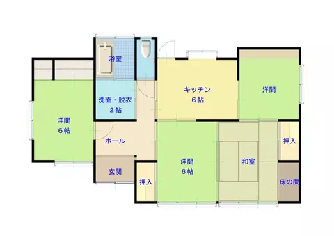 So City, Osumi Town, Tsukino, single-story building, 4DK - Image 2