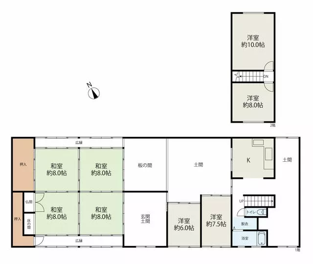 Tsu City, Anou Town, Renbu (Isshinda Station) 2-story 8K