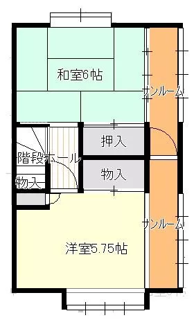 Yonezawa City, Tomimachi 5-chome (Yonezawa Station) 2-story 4DK