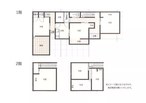 Hakusan City, Fukudome Minami 1-chome, 2-story, 6LDK