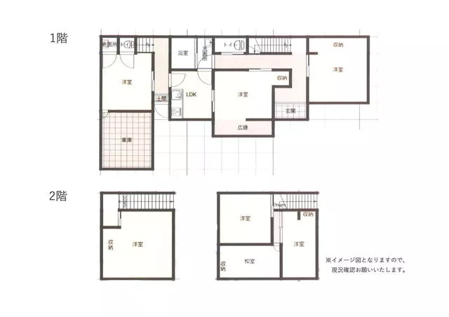 Hakusan City, Fukudome Minami 1-chome, 2-story, 6LDK